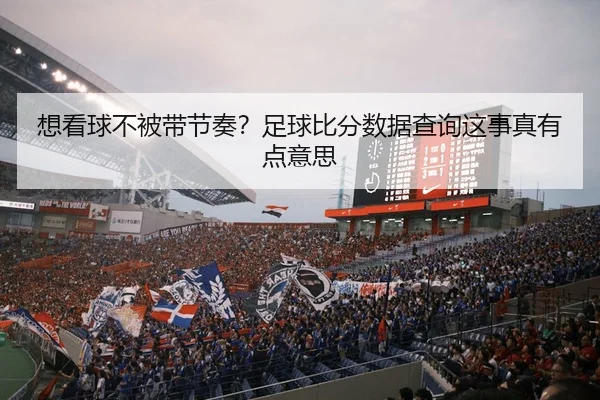 想看球不被带节奏？足球比分数据查询这事真有点意思